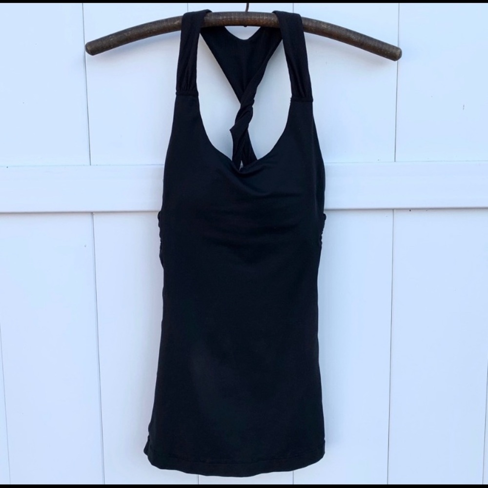 Lululemon Twisted Back Tank Top Black Women’s